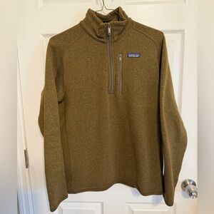 Patagonia Forest Green Fleece Pullover M